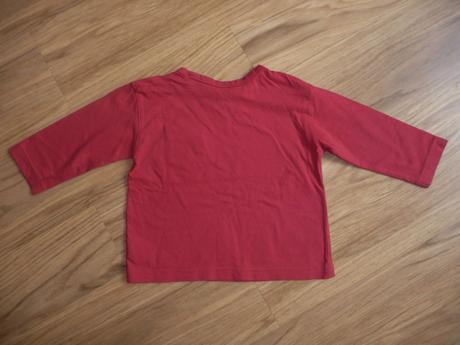 Červené tríčo next na 9-12m-vel.80, next,80