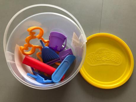 8dílů+kyblík playdoh pláž mořský svět kreativ sada, 