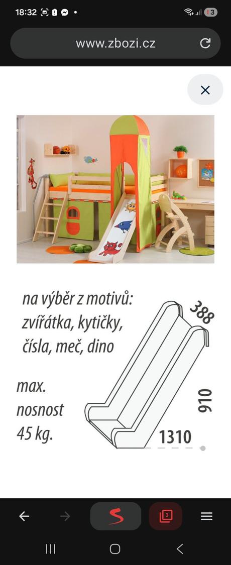 Skluzavka domino domestav, 