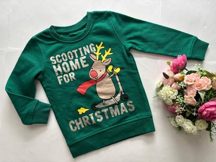 K1/ mikina vánoční motiv - v.12/24 měs., 92