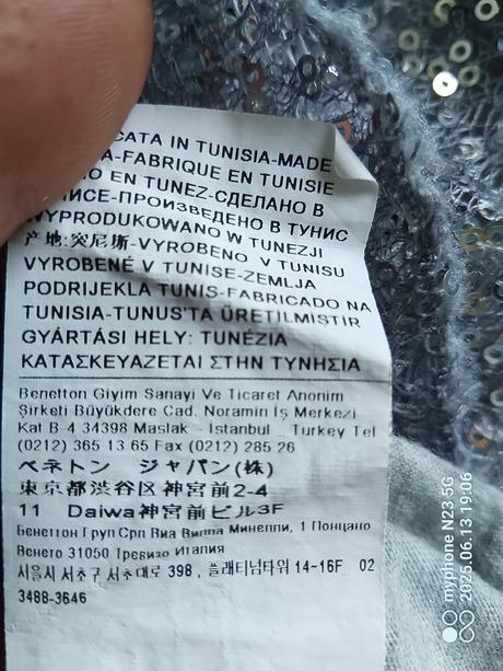 Tílko zn."sisley-benetton" vel."140", benetton,140