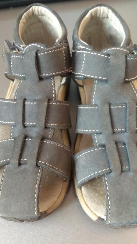 Super gear v. 27 kožené sandály, super gear,27