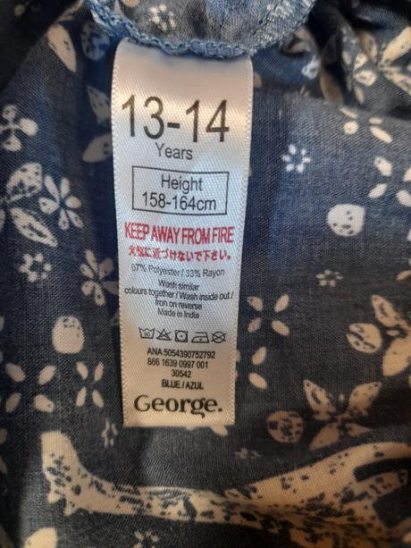 Overal george, vel. 158/164, george,164