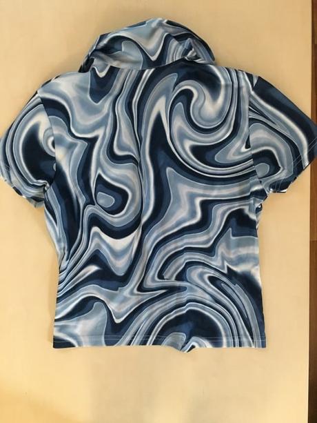 Modrá košile se vorem, vel m/l, pimkie, pimkie,l