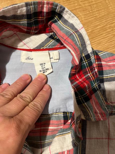 Káro košile, h&m,34