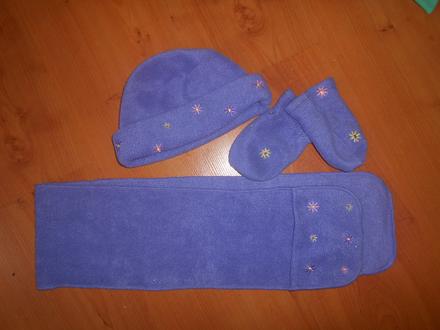 Dívčí fialový komplet, st. bernard,74