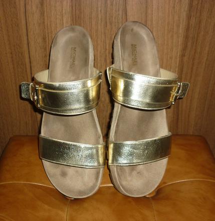 Zlaté dámské pantofle michael kors, michael kors,40