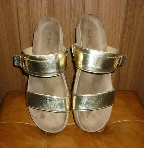 Zlaté dámské pantofle michael kors, michael kors,40