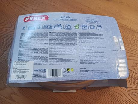 Skleněná zapékací mísa pyrex s víkem 36x22cm/6,7l,