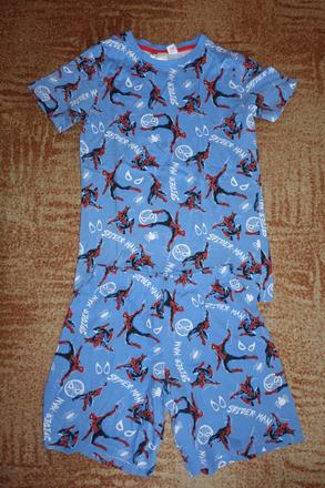 Letní pyžamo spiderman hm vel. 134-140, h&m,134