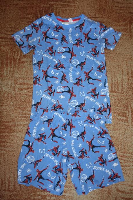Letní pyžamo spiderman hm vel. 134-140, h&m,134