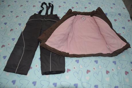 116 122 zimní bunda oteplené kalhoty oteplováky, 116