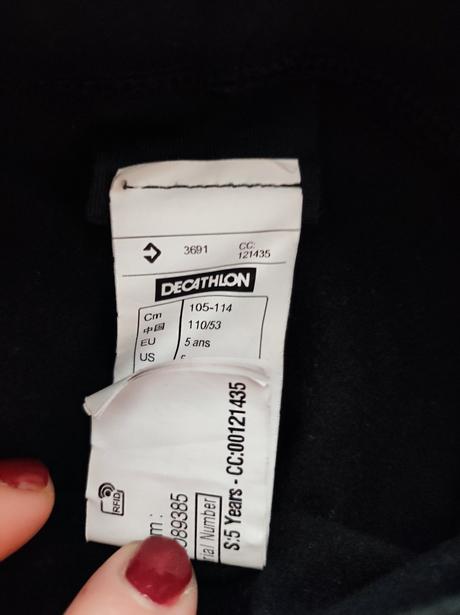 Vyteplené legíny 110-116, decathlon,110