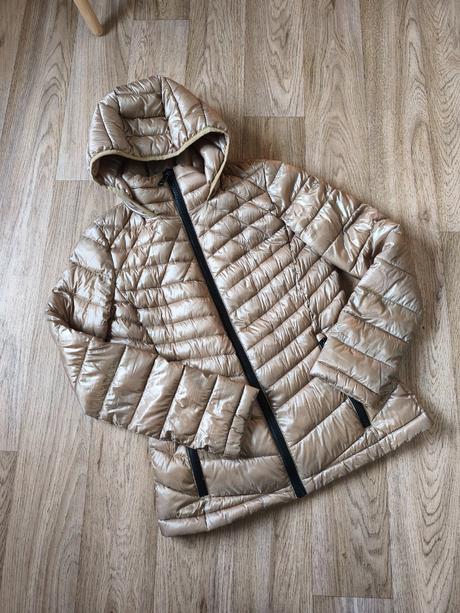 Bronzová béžová bunda calvin klein, calvin klein,s