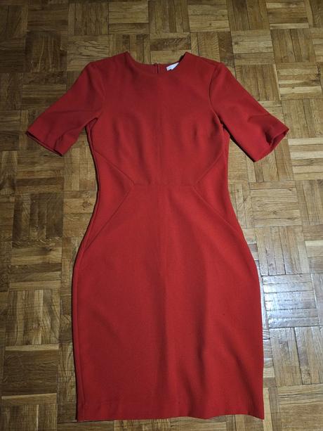 Pouzdrove šaty s výstřihem na zádech, h&m,36