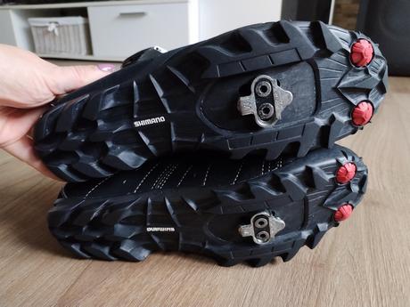 Cyklistické tretry shimano s kufry vel 40, shimano,40