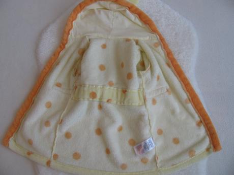 Fleecový župan s kapucí - vel.6-9 měs., 74