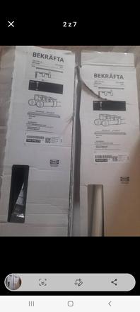Bekrafta garnyže ikea bílá a černá,
