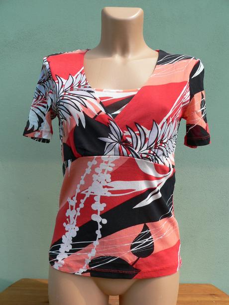 Pestrý lehký top s.oliver - vel.40, s.oliver,40