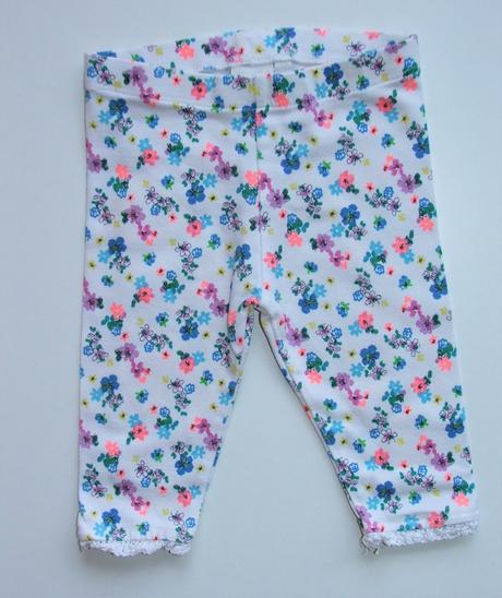 J882 květované legíny vel. 68, next,68