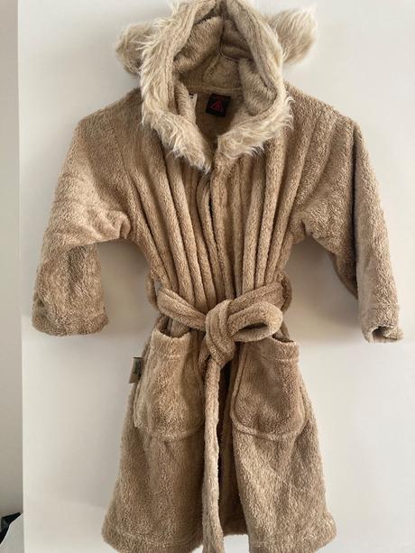 Dětský župan s kapucí a roztomilými oušky, 110