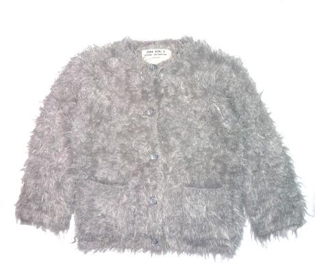 Zara chlupatý svetřík s kapsami vel.104, zara,98