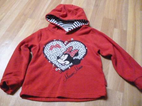 Flís mikina 3-4 minnie, disney,104