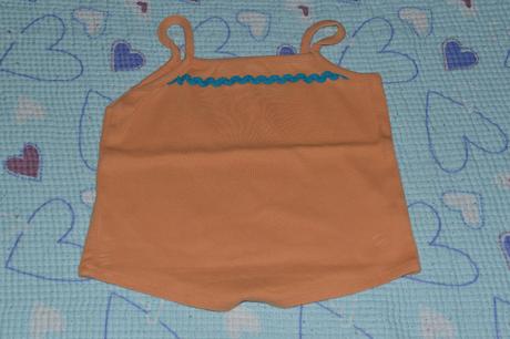 Letní bavlněné tílko, přední díl do v, adams,116