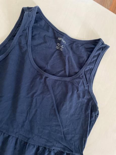 Modré bavlněné letní šaty, vel s/m, esmara, esmara,s