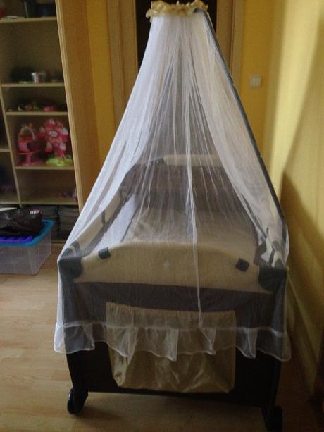 Skládací cestovní dětská postýlka, šířka (cm): 65,délka (cm): 120