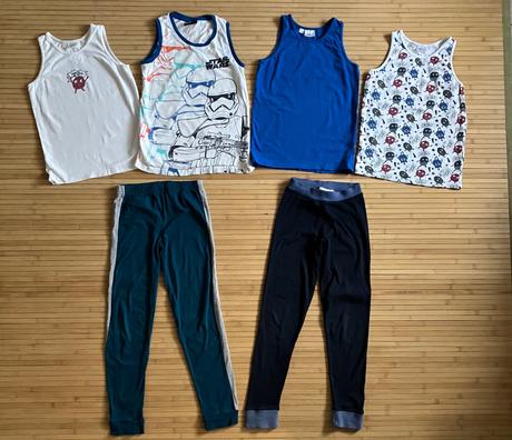 Set nátělník a spodky vel.140, 6ks, 140