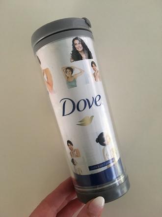 Plastová láhev - hrnek dove,