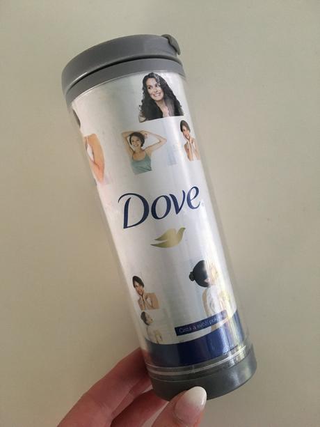 Plastová láhev - hrnek dove, 