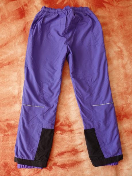 Zimní kalhoty zateplené flísem, wolf,134