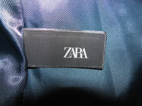 Společenské láhvově zelené velurové sako zara, zara,134