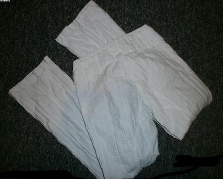 Super sněhobílé džíny - vel.s, s