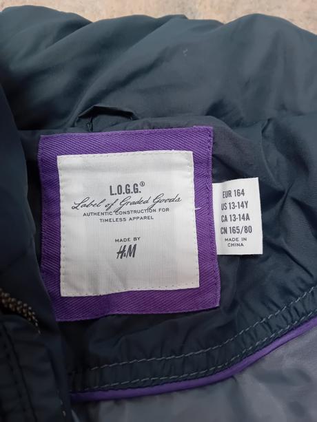 Zimní bunda h&m,, vel. 164, h&m,164