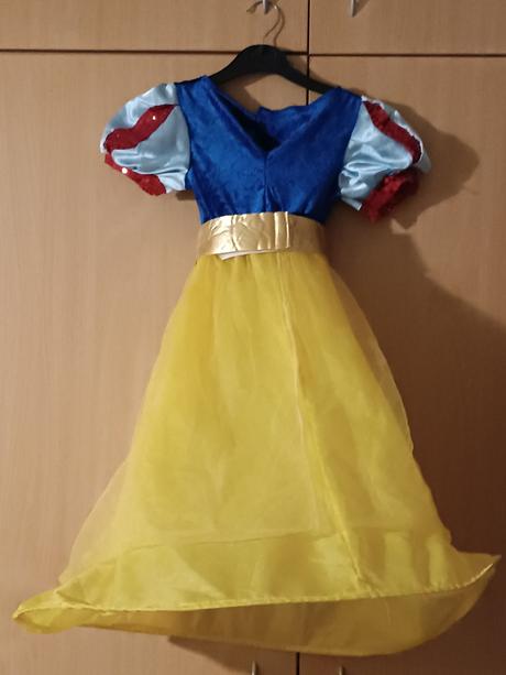 Dívčí kostým na karneval - sněhurka, vel.92/104, 