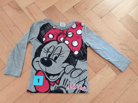 Triko dlouhý rukáv 86 disney minnie, disney,86