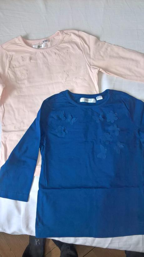 2 pack tričko s motýlky, 128