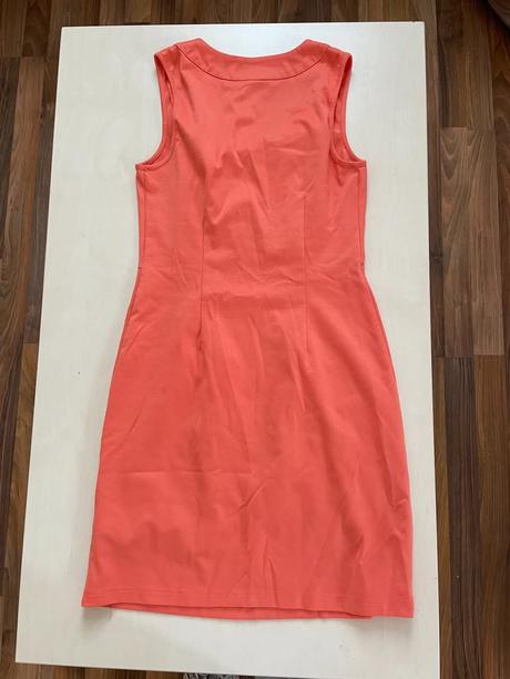 Meruňkové šaty s mašlí, vel m/l, body flirt, m