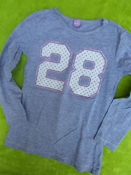 5 x tričko s dlouhým rukávem, h&m,116