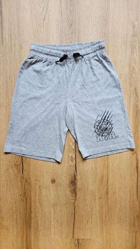 Chlapecké bavlněné kraťasy bonprix 146 šedé, bonprix,146