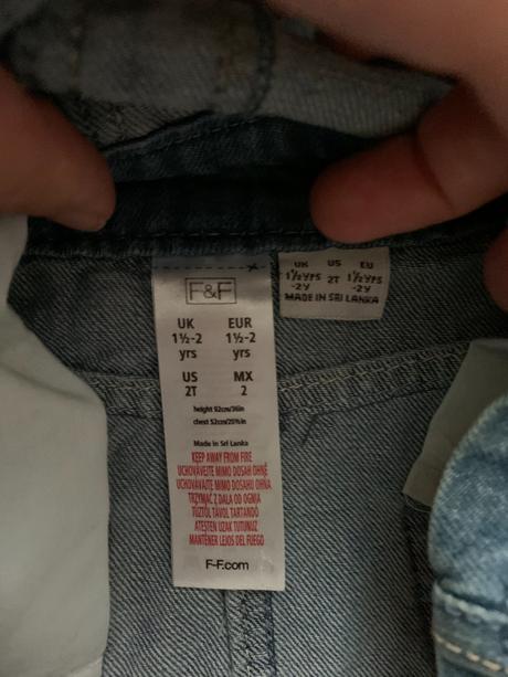 Krásná laclová šatovka/sukně vel. 86/92, f&f,86