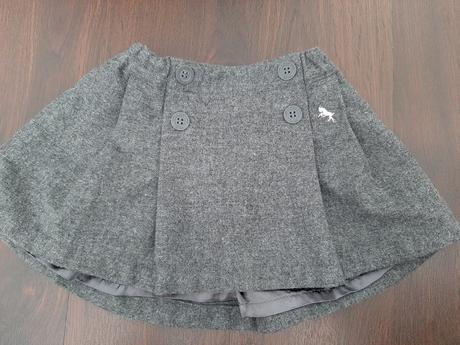 Teplá šedá zimní sukeň 74 h&m, h&m,74