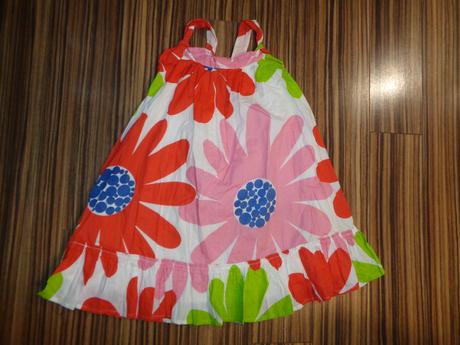 Veselé květované šaty, mini boden,110