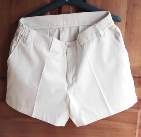 Bílé pánské kraťasy - šortky gabicci vel.m, m