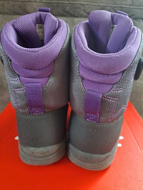 Dívčí zimní boty s membránou geox, geox,35