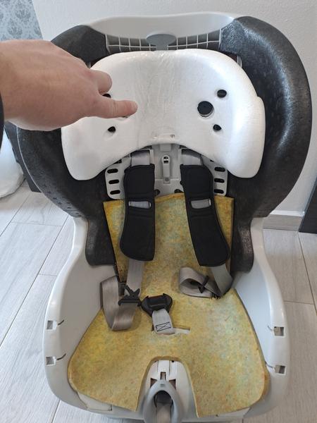 Autosedačka RÖMER King II LS - polystyren pod hlavovou opěrkou je prasklý. Jak moc má tato vada vliv na funkci? A je v tomto stavu sedačka prodejná?