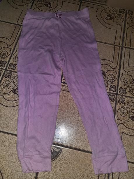 Dívčí pyžamové kalhoty srdíčka vel. 110 - 116, primark,110